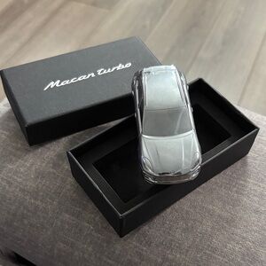 Porsche Design Silver Car Model Paperweight